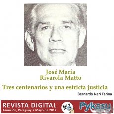 Autor: JOSÉ MARÍA RIVAROLA MATTO - Cantidad de Obras: 25